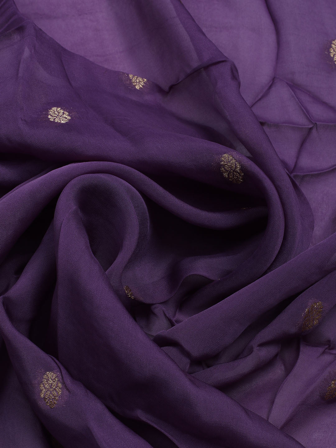 Woven Design Chanderi Unstitched Suit With Dupatta