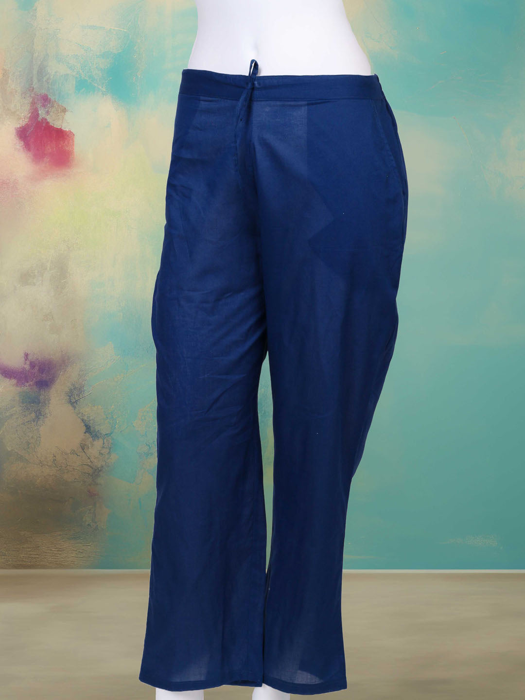 Embroidered Chanderi Kurta With Pant & Dupatta