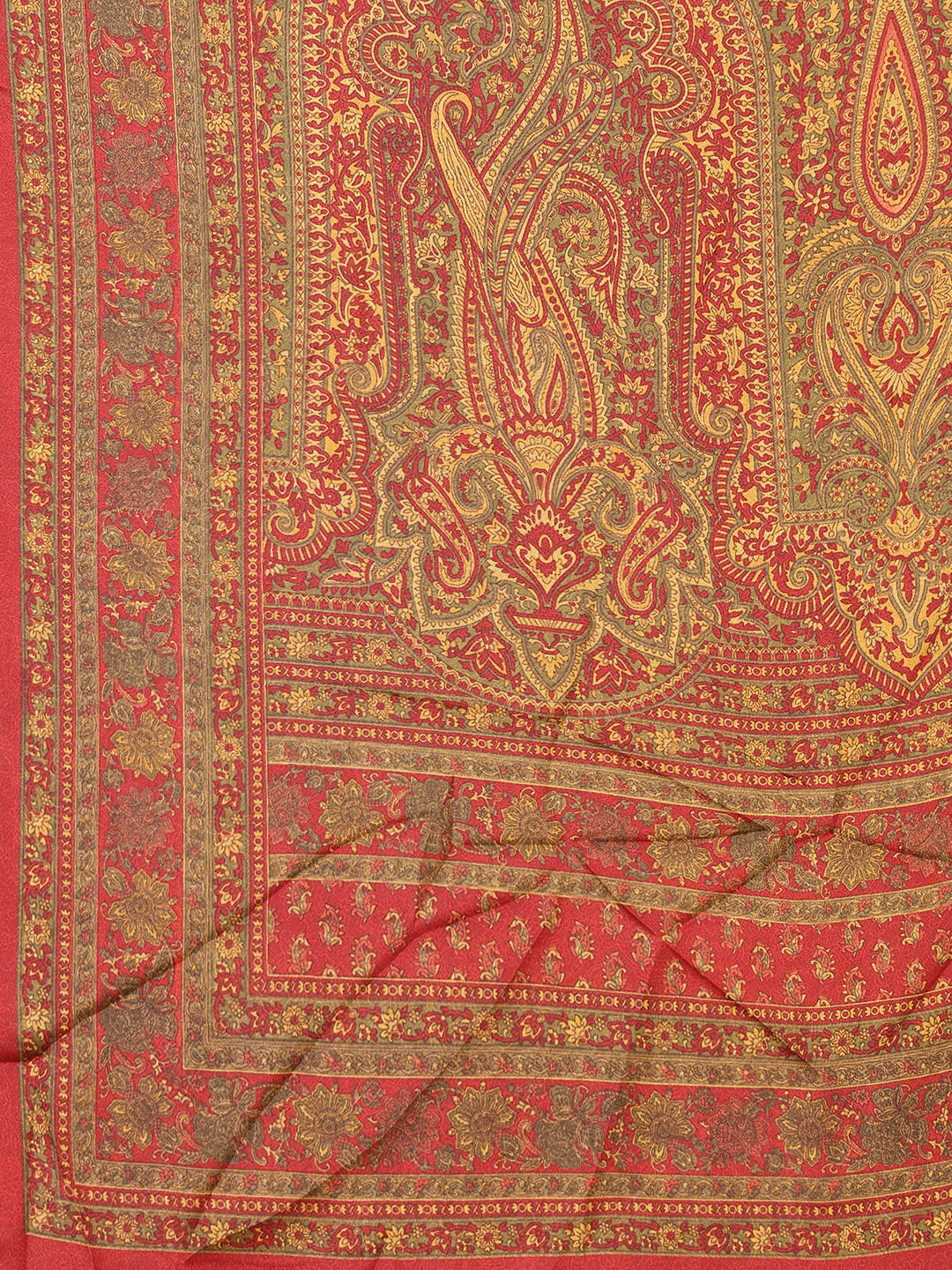 Digital Printed Crepe Saree