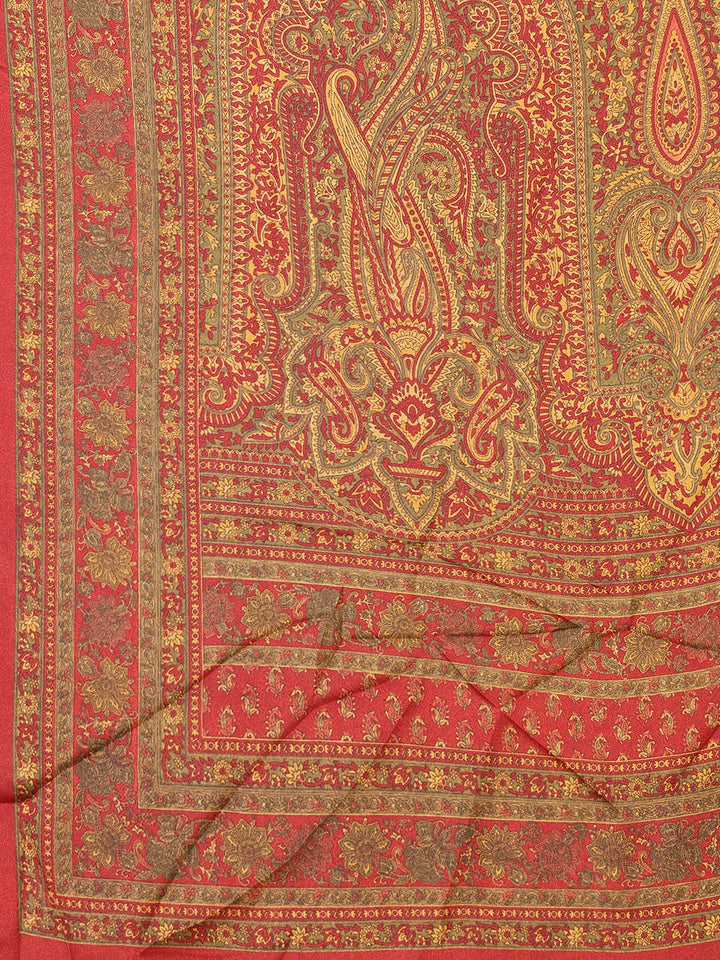 Digital Printed Crepe Saree