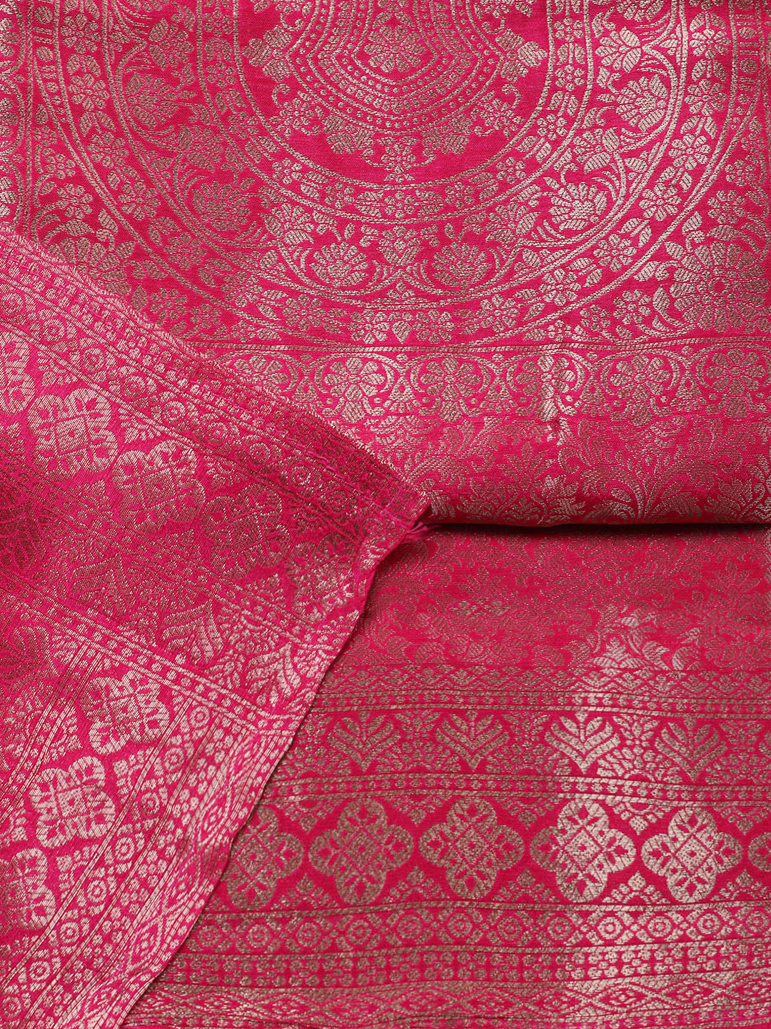 Embroidered Tissue Unstitched Suit With Pant &amp; Dupatta
