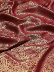 Zari Jaal Brocade Handloom Woven Saree