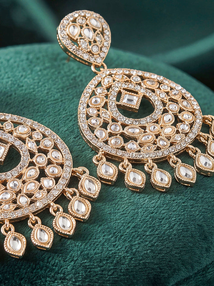 Gold White Jewellery pair