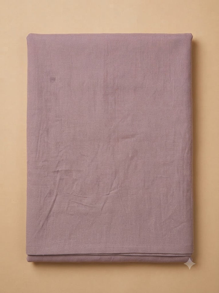 Lavender Chanderi Printed Unstitched Dress Material