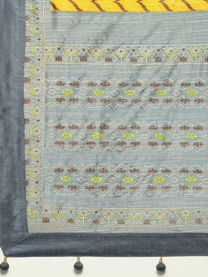 Digital Printed Art Silk Saree
