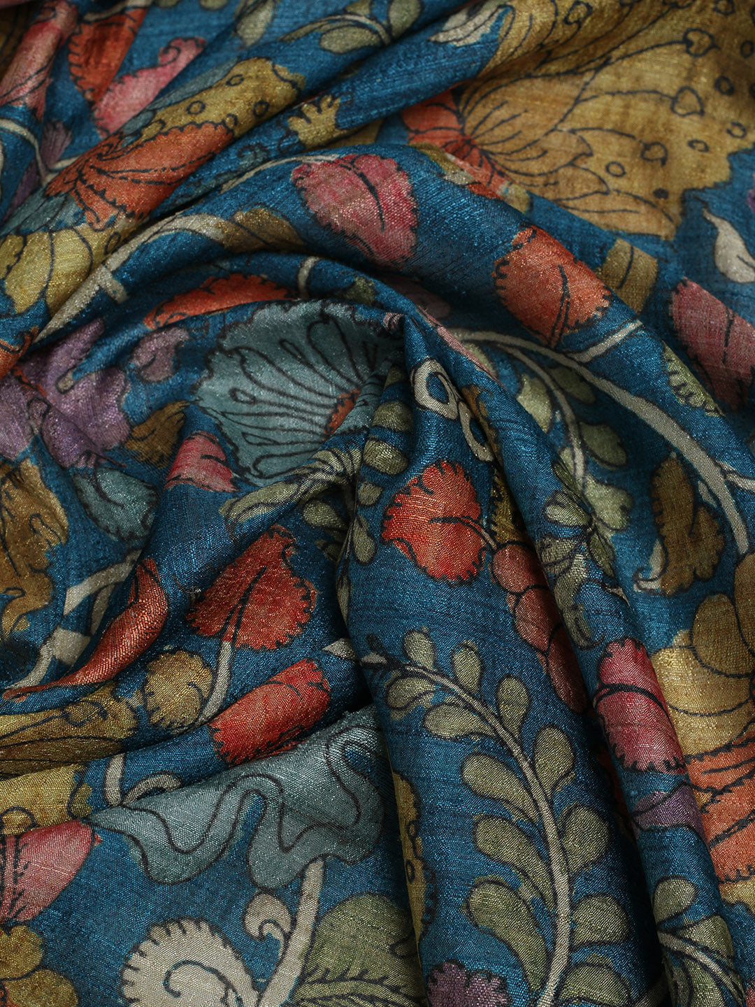 Printed Tussar Saree