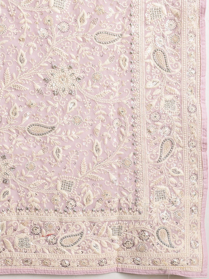 Embroidered Georgette Saree