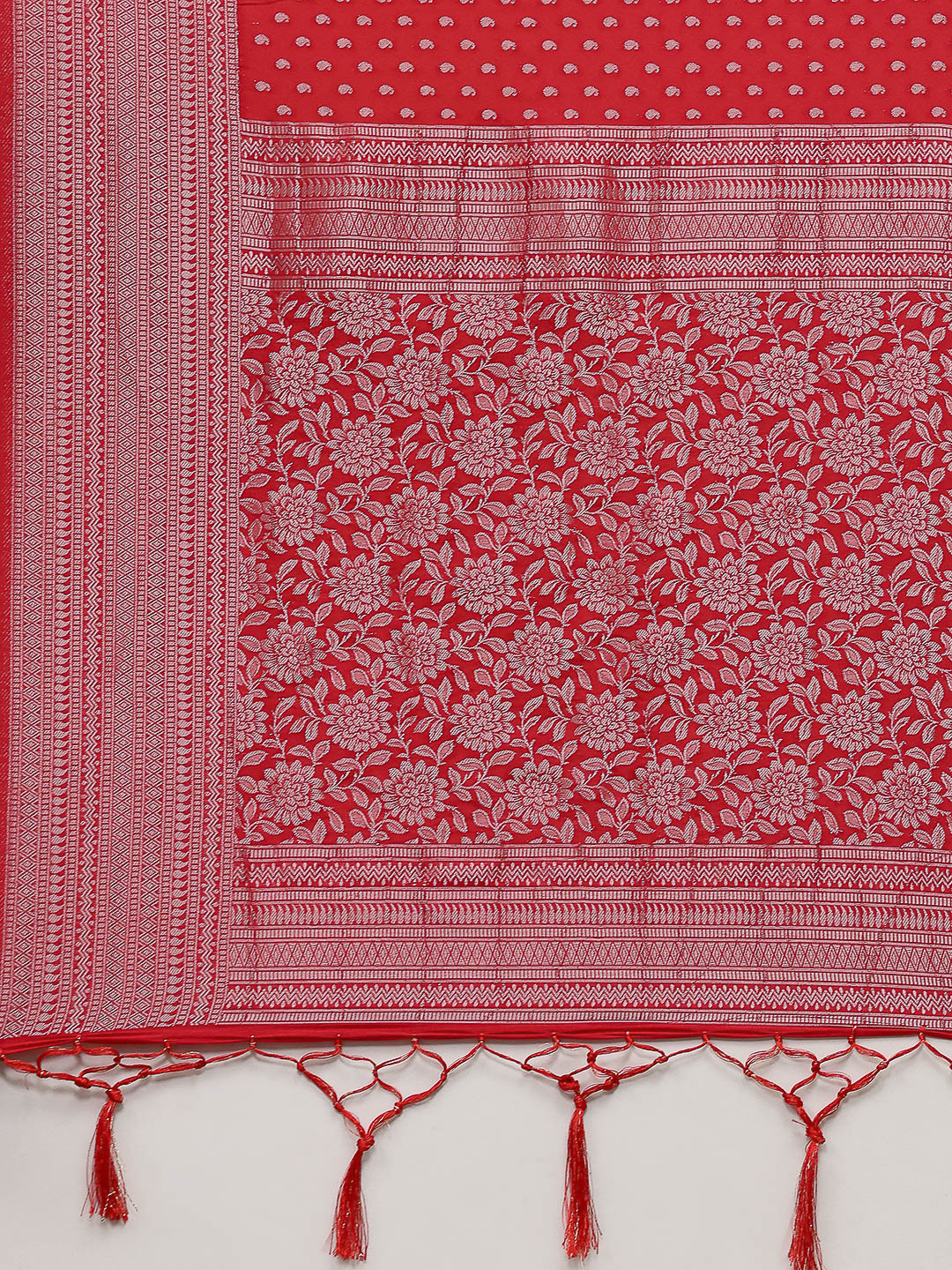 Zaari Jaal Crepe Saree