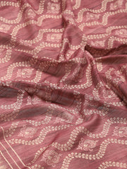 Digital Printed Tussar Woven Saree