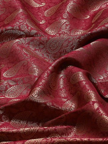 Brocade Zari Jaal Woven Handloom Saree