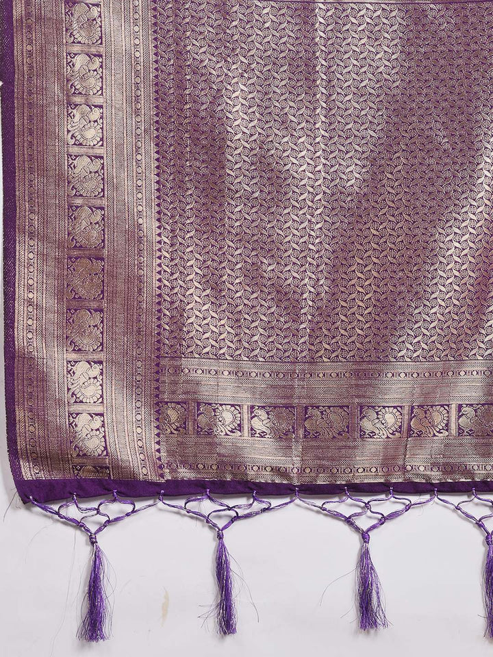 Plain Crepe Saree