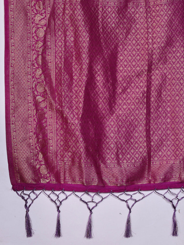 Zaari Jaal Crepe Saree