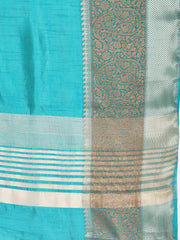 Zari Border Booti Woven Handloom Saree