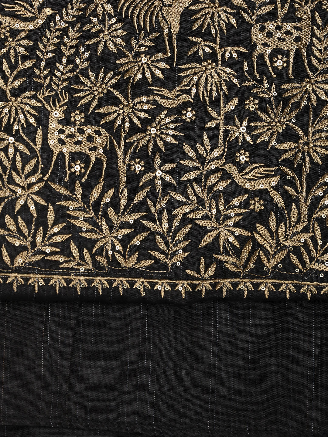 Neck Embroidered Cotton Blend Unstitched Suit With Dupatta