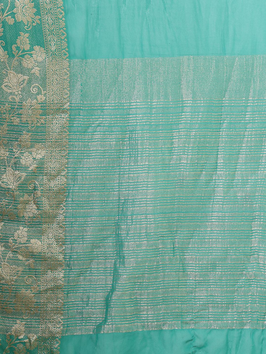 Plain Chiffon Saree