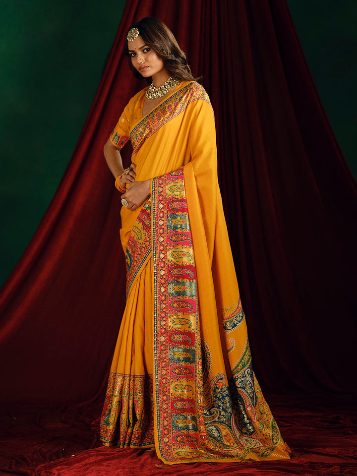 Plain Art Silk Saree