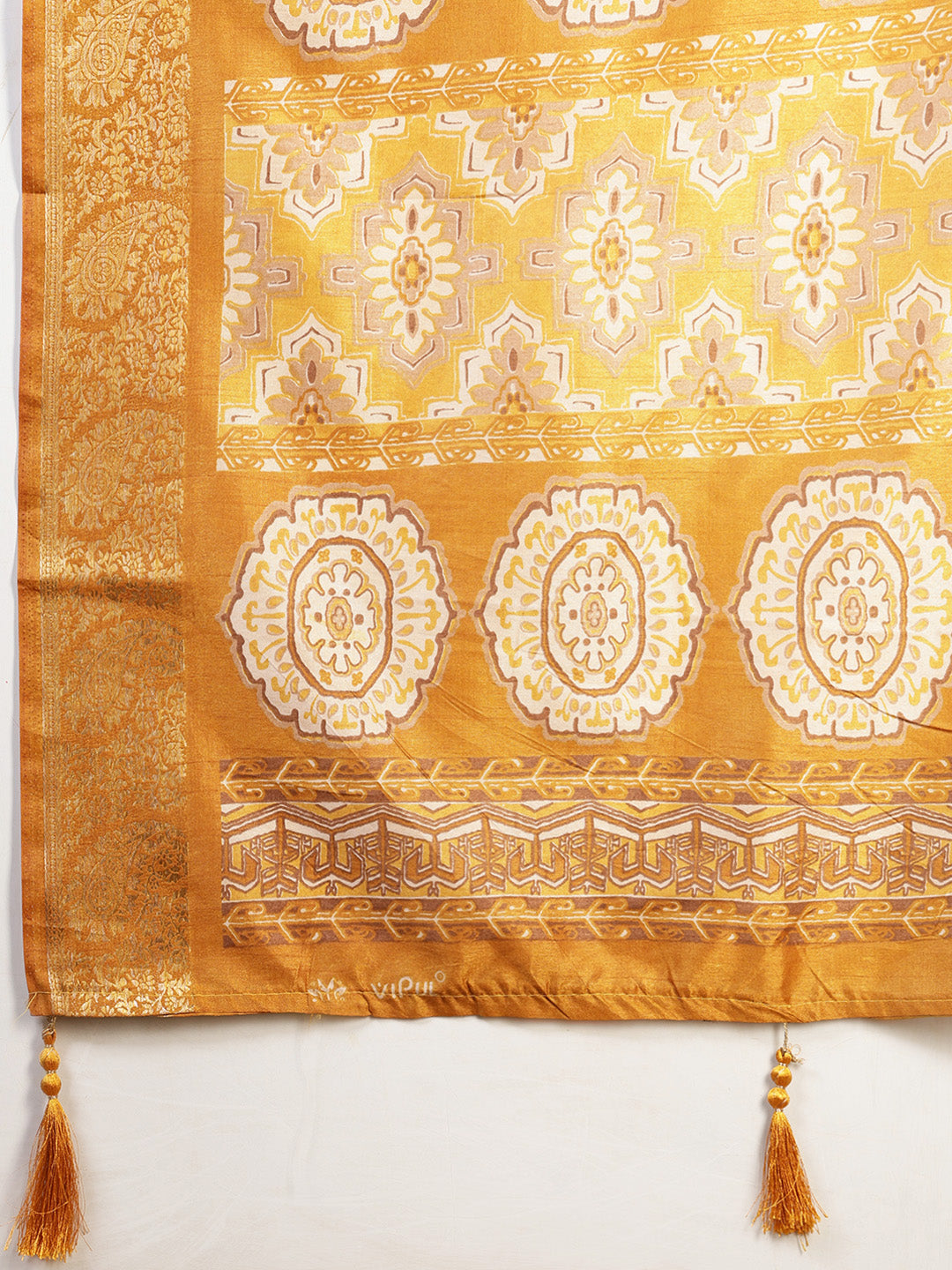 Printed Art-Tusser Saree