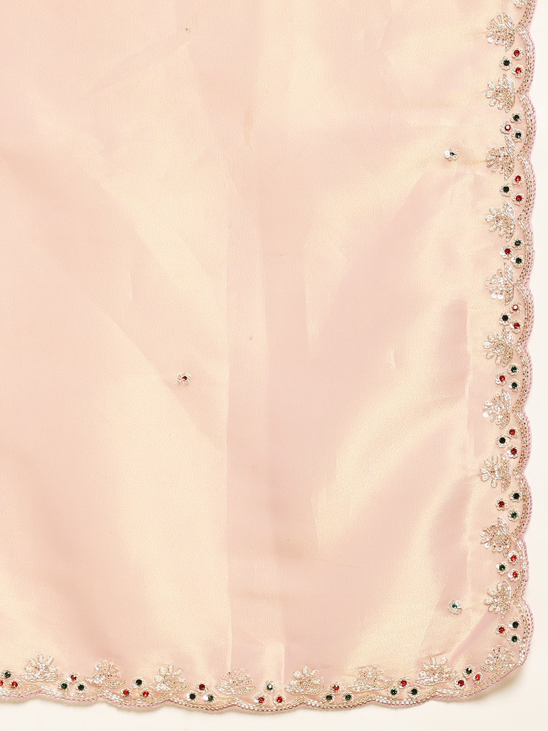 Embroidered Tissue Saree