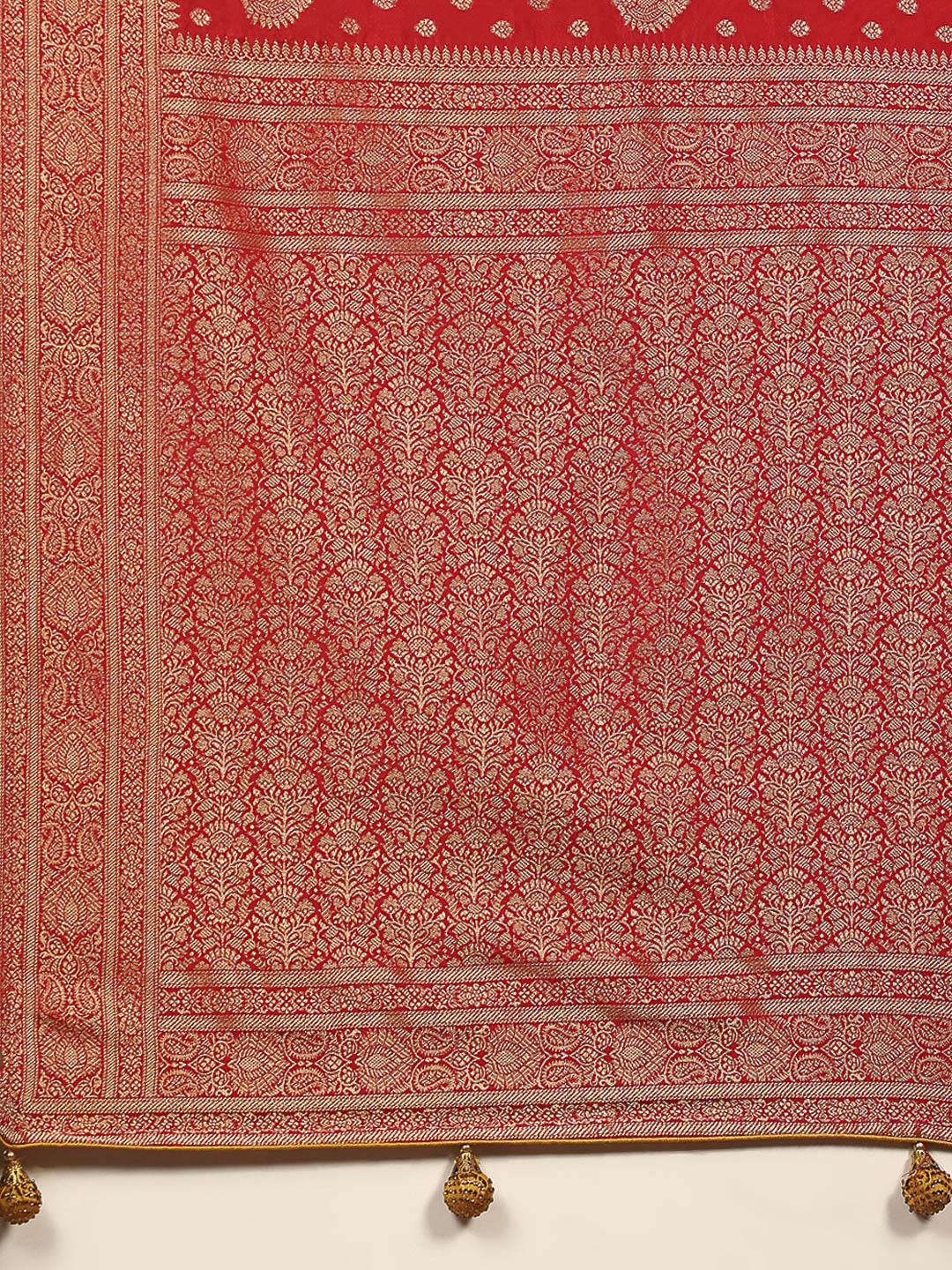 Woven Design Satin Saree