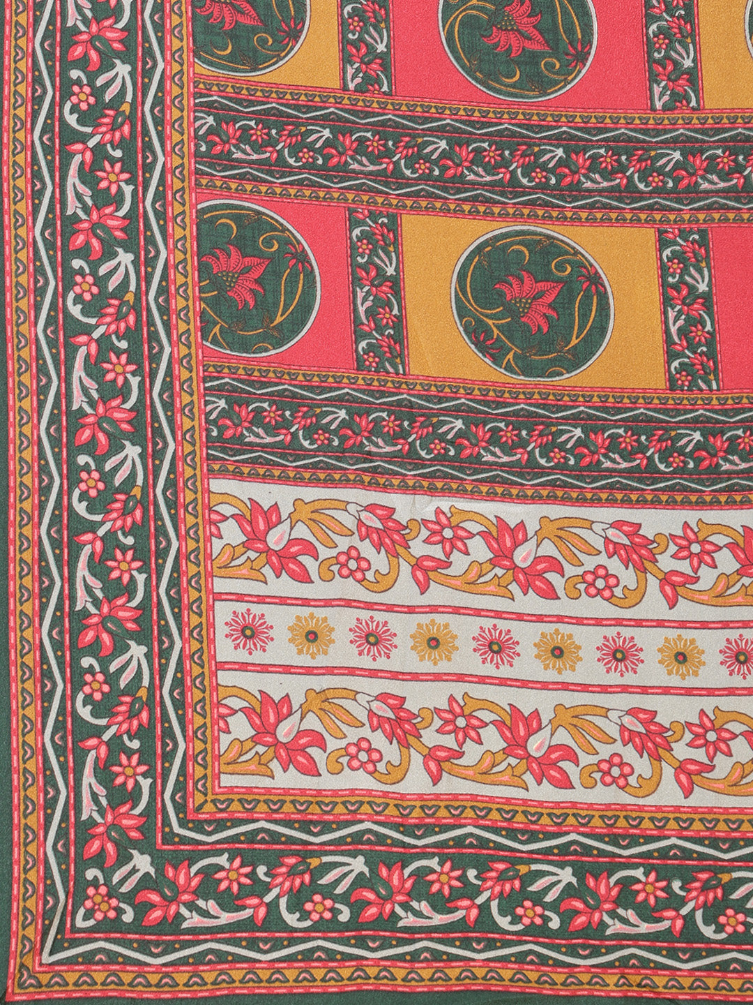 Digital Printed Crepe Saree