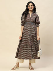 Floral Printed Cotton Kurta