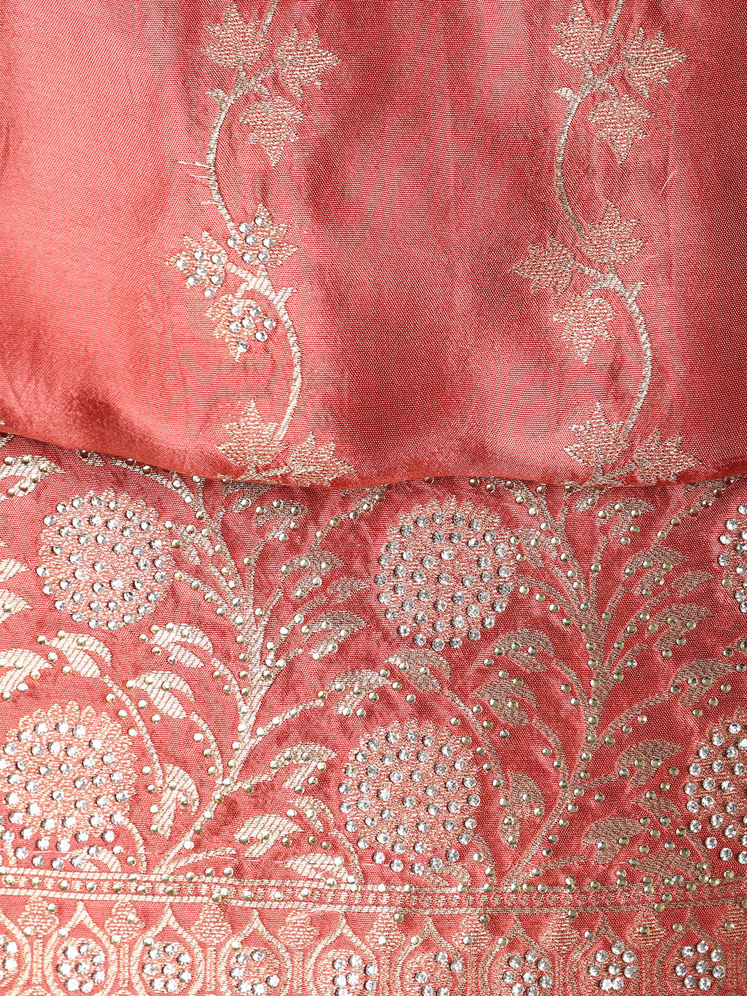 Banarasi Art Silk Unstitched Suit With Dupatta