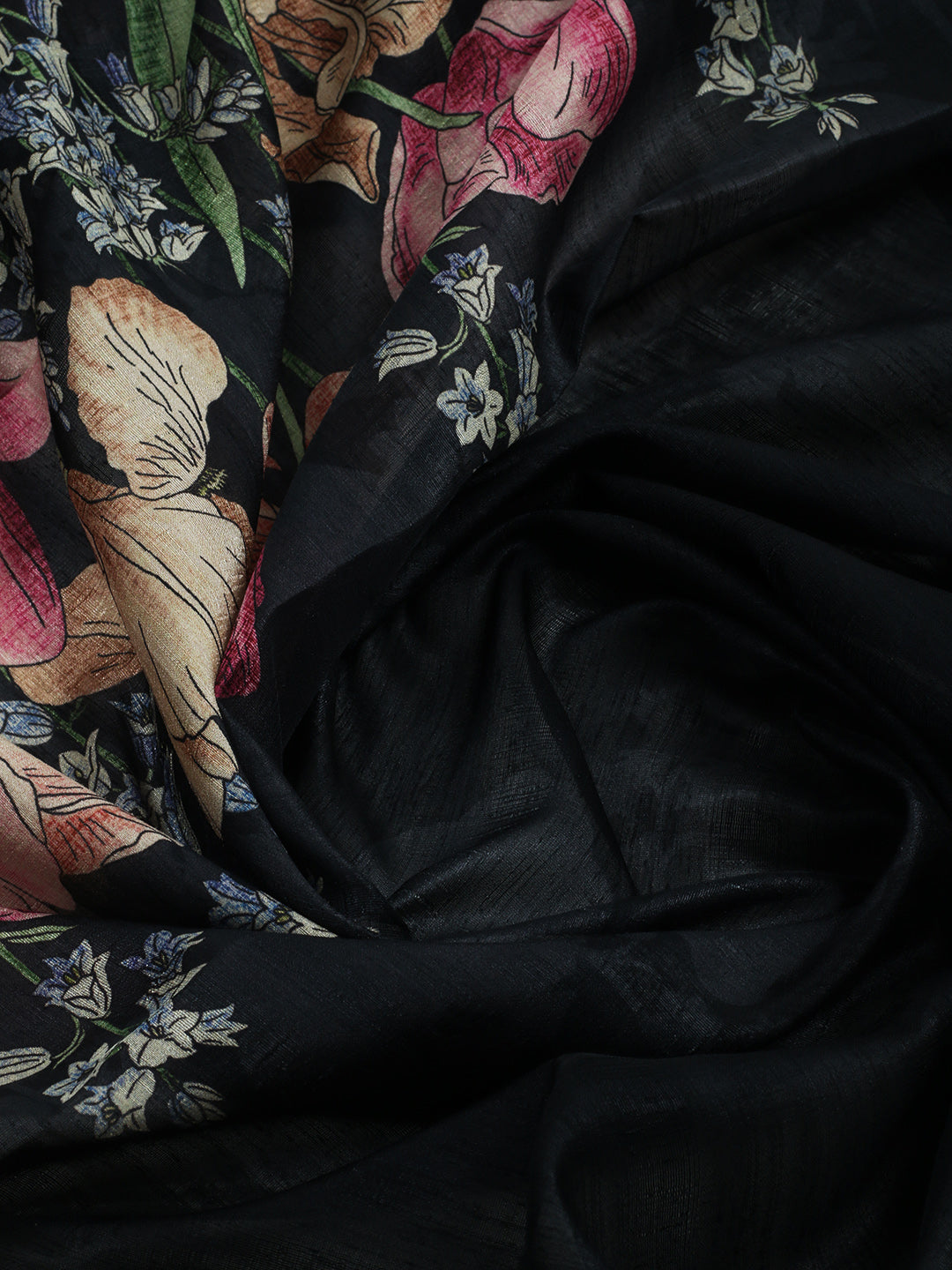 Printed Tussar Saree