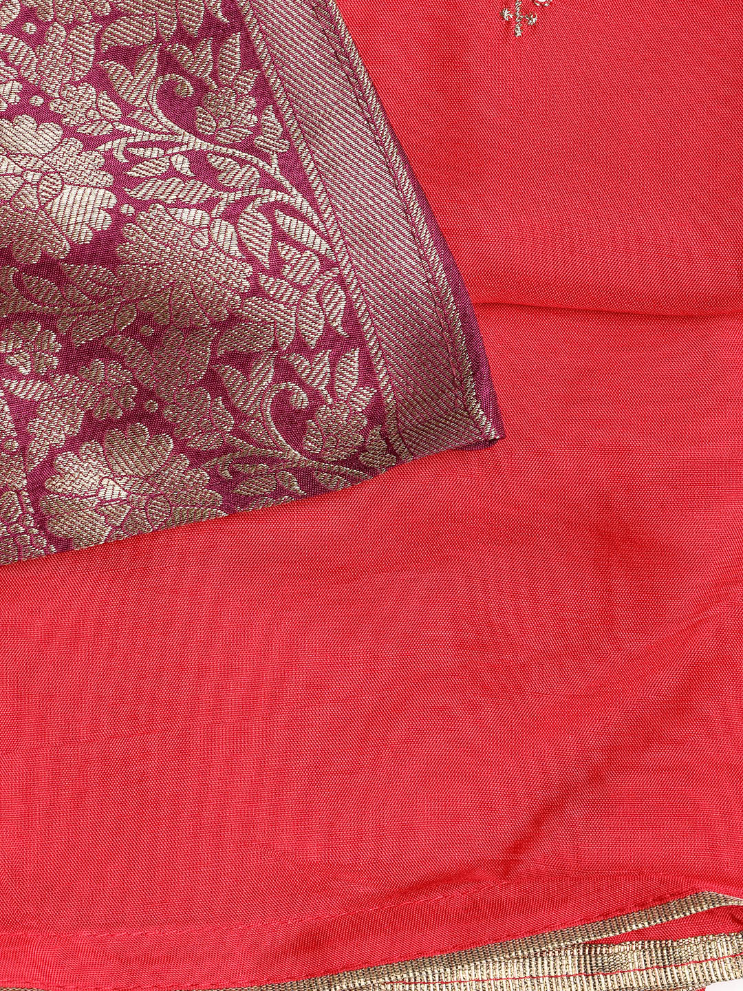 Embroidered Chanderi Unstitched Suit With Dupatta