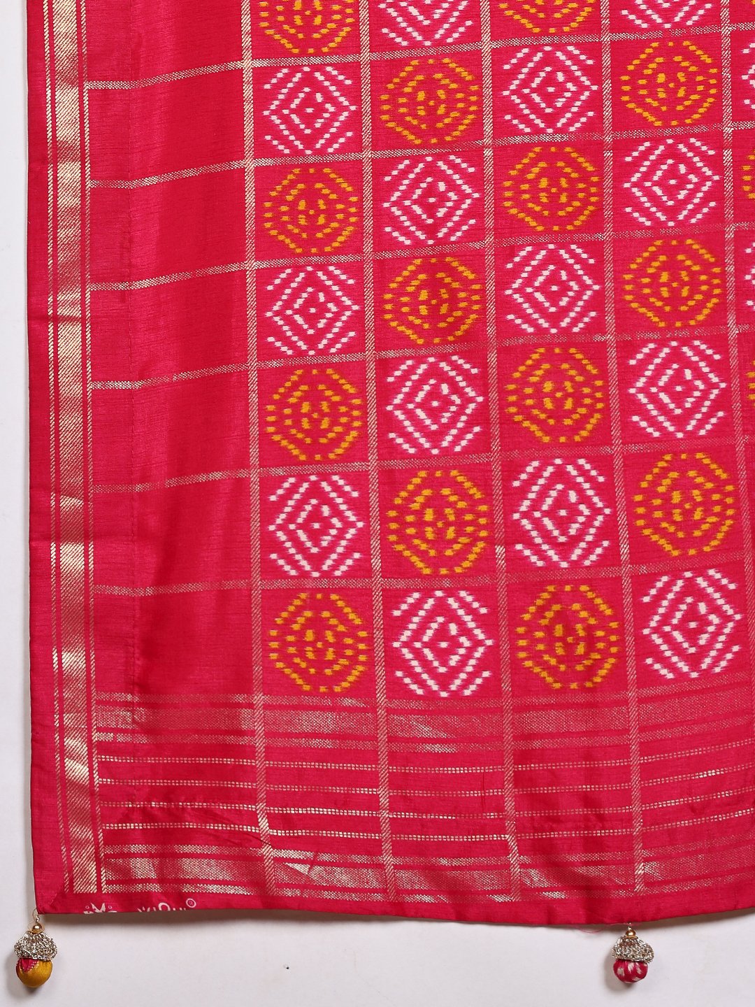 Digital Printed Art Silk Saree