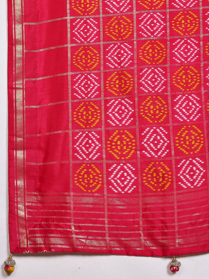 Digital Printed Art Silk Saree