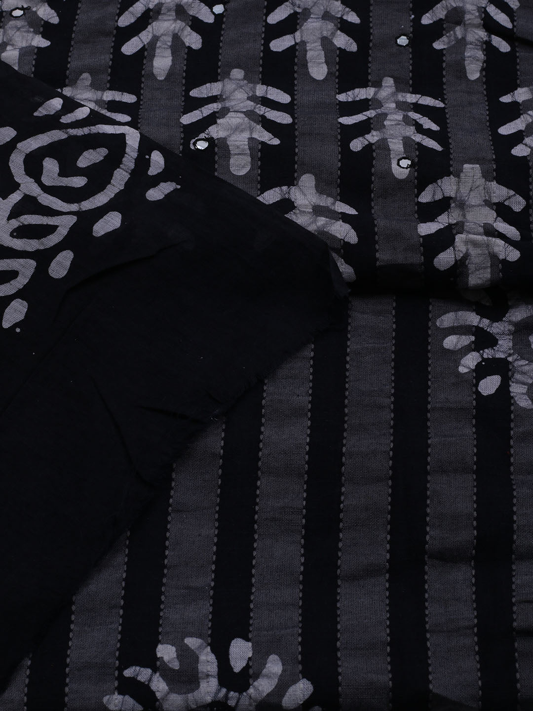 Printed Cotton Blend Unstitched Suit With Dupatta
