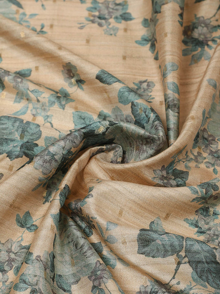 Digital Floral Printed Art Silk Saree