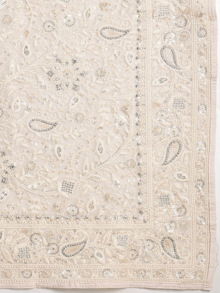 Embroidered Georgette Saree