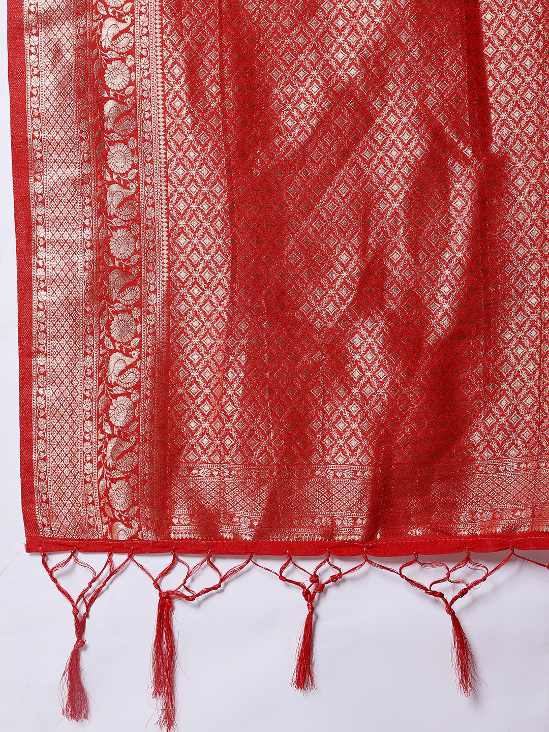 Zaari Jaal Crepe Saree