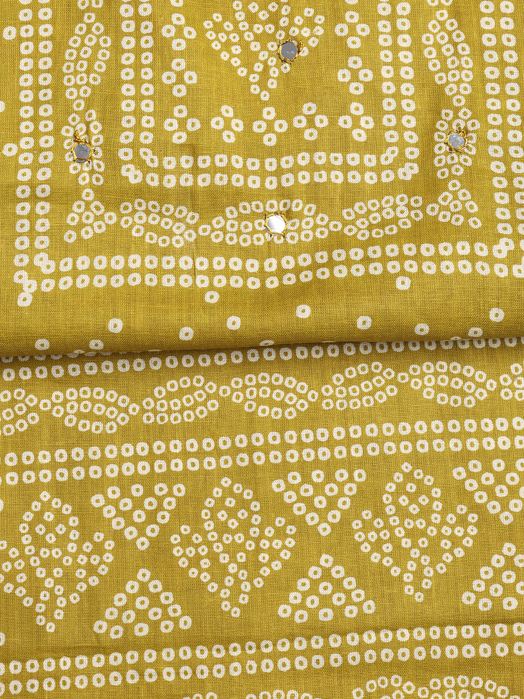Printed Cotton Blend Unstitched Suit With Dupatta