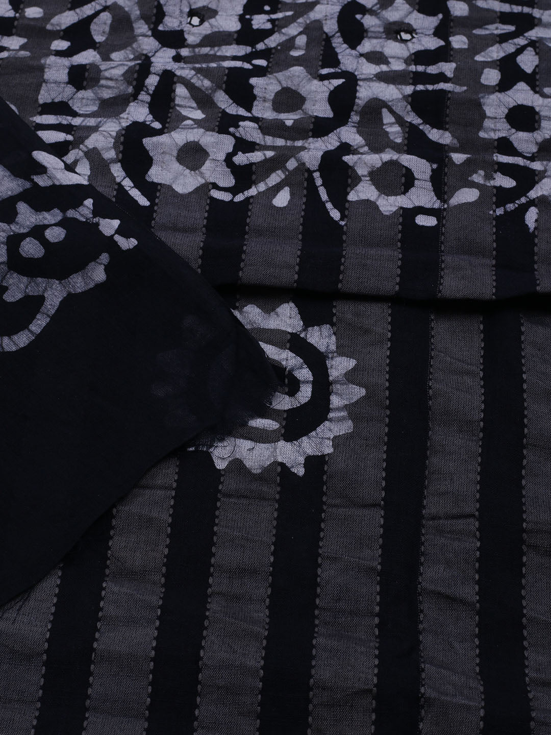 Printed Cotton Blend Unstitched Suit With Dupatta