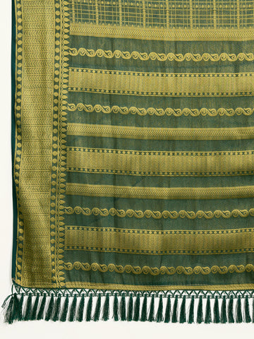 Zari Jaal Border Handloom Woven Saree