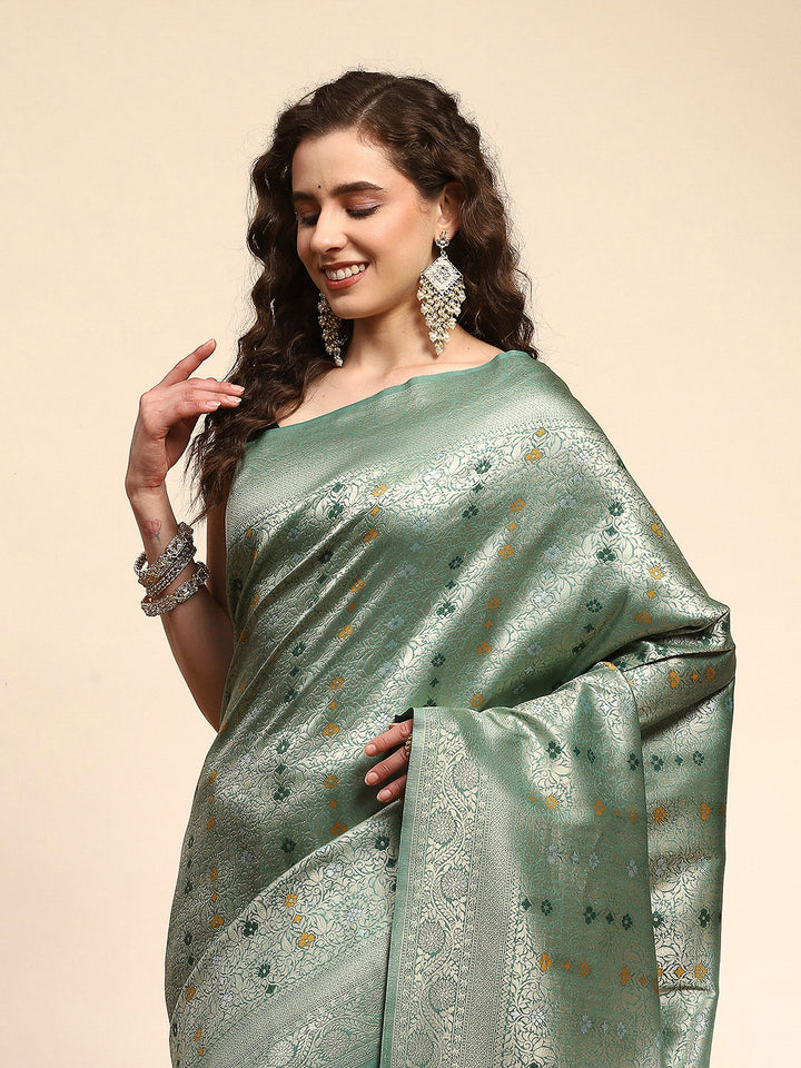 Woven Design Art Silk Saree