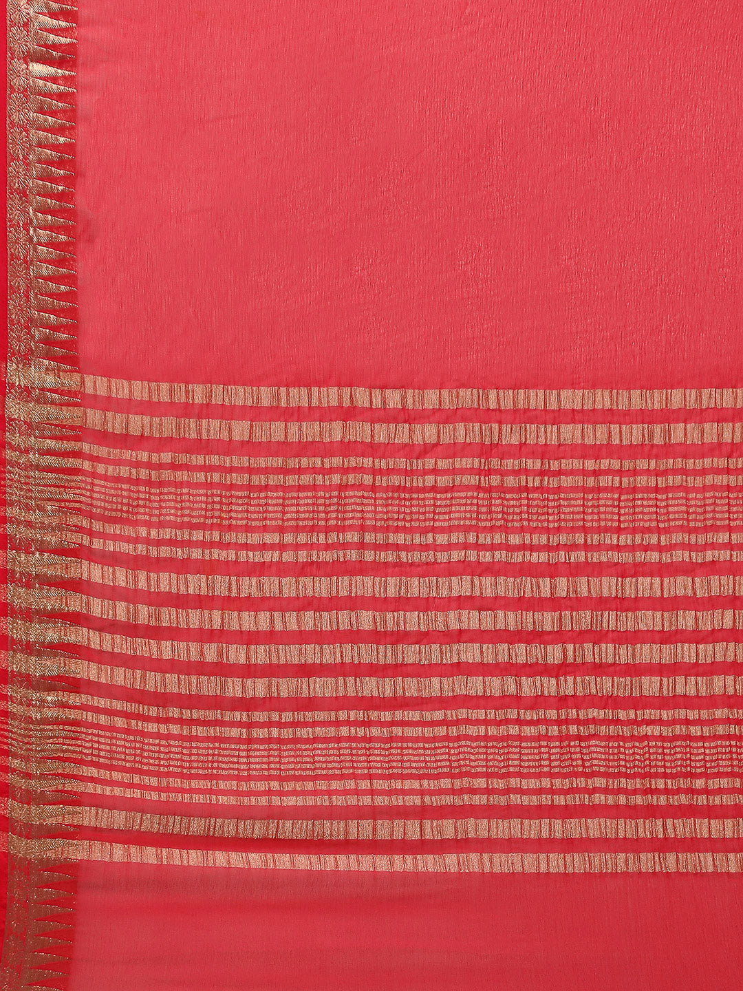 Zari Border Chiffon Woven Saree