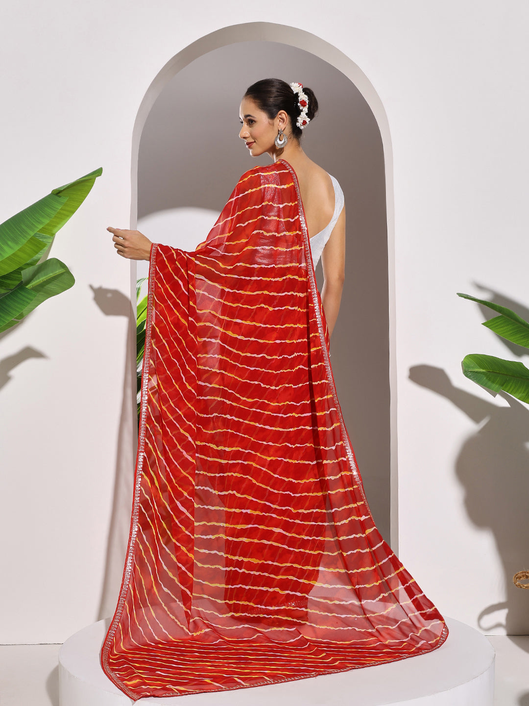 Printed Georgette Saree