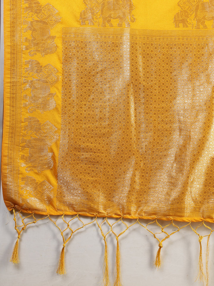 Embroidered Crepe Saree