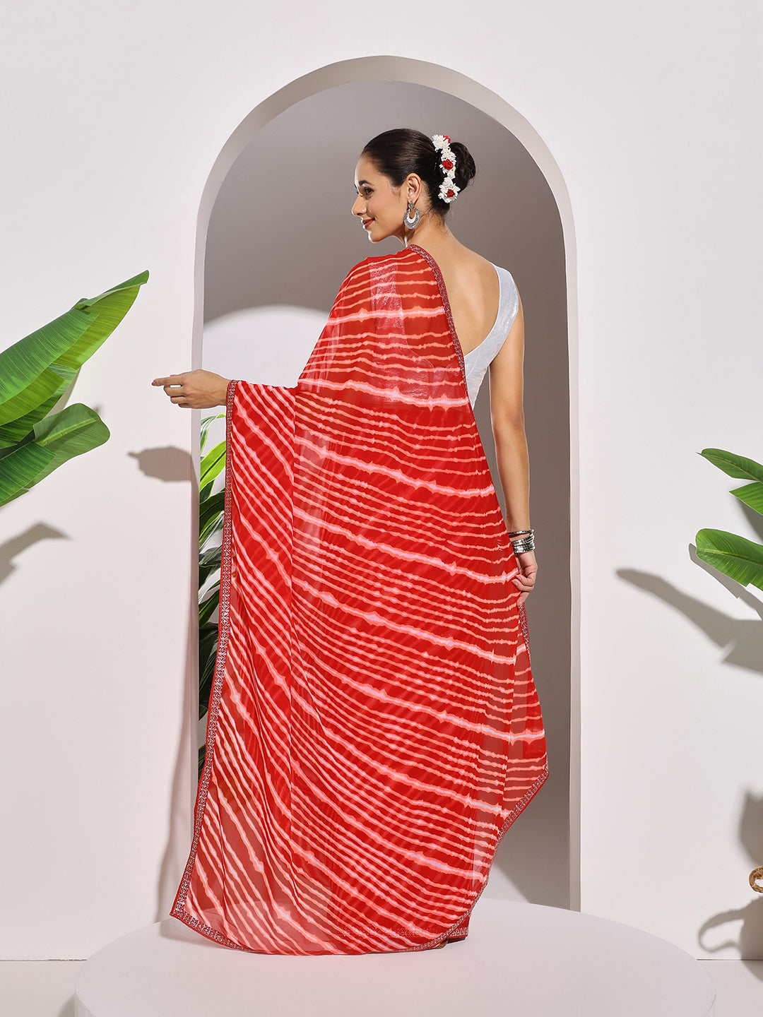 Printed Georgette Saree
