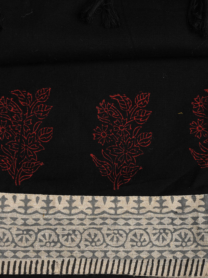 Neck Embroidered Cotton Blend Unstitched Suit With Dupatta
