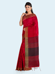 Zari Border Woven Art Silk Saree