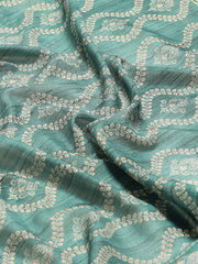 Digital Printed Tussar Woven Saree