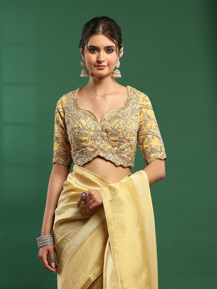 Embroidered Banarasi Saree