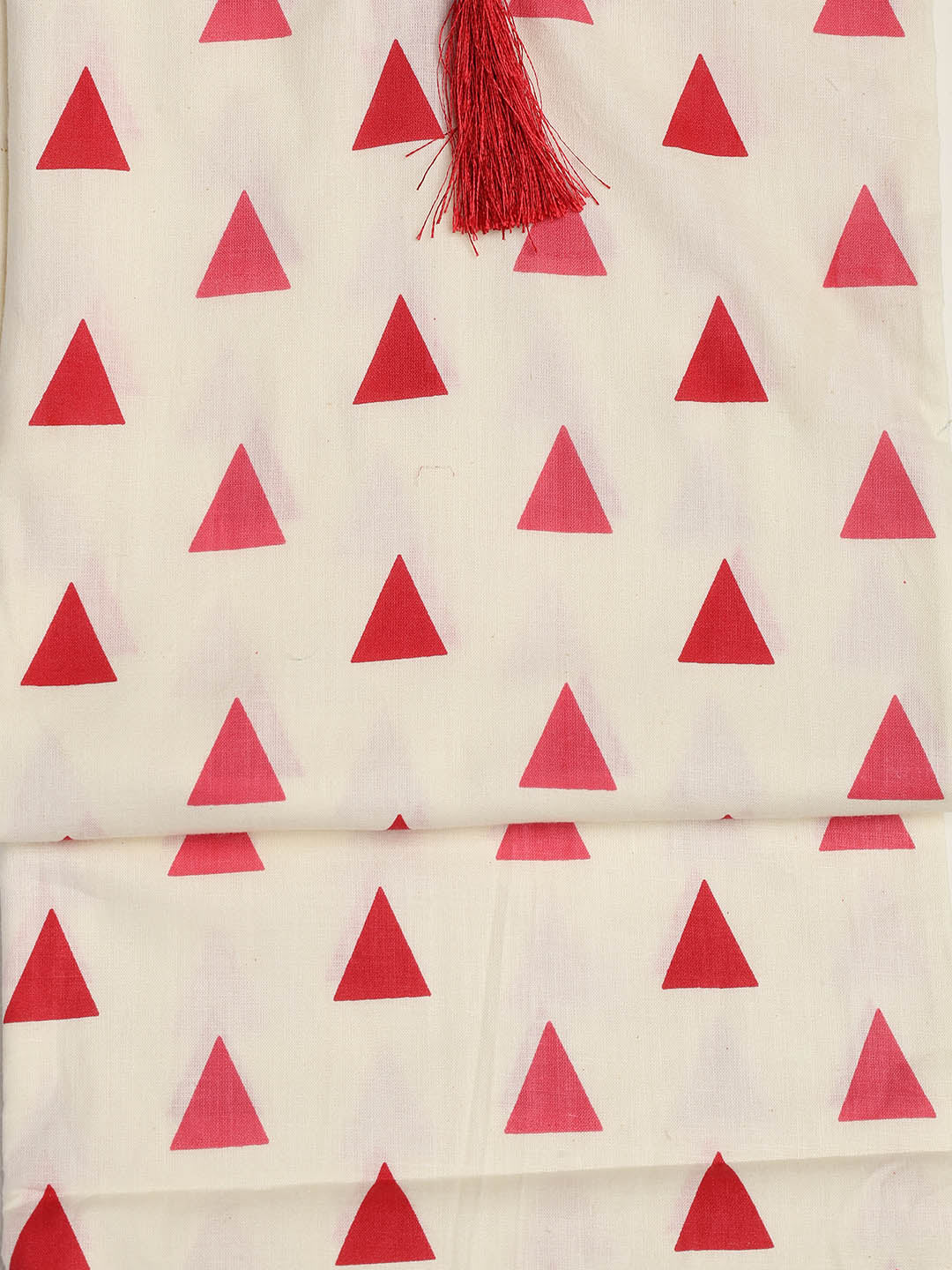 Printed Cotton Blend Unstitched Suit With Dupatta