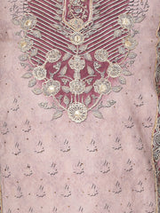 Printed Muslin Unstitched Suit Piece With Dupatta