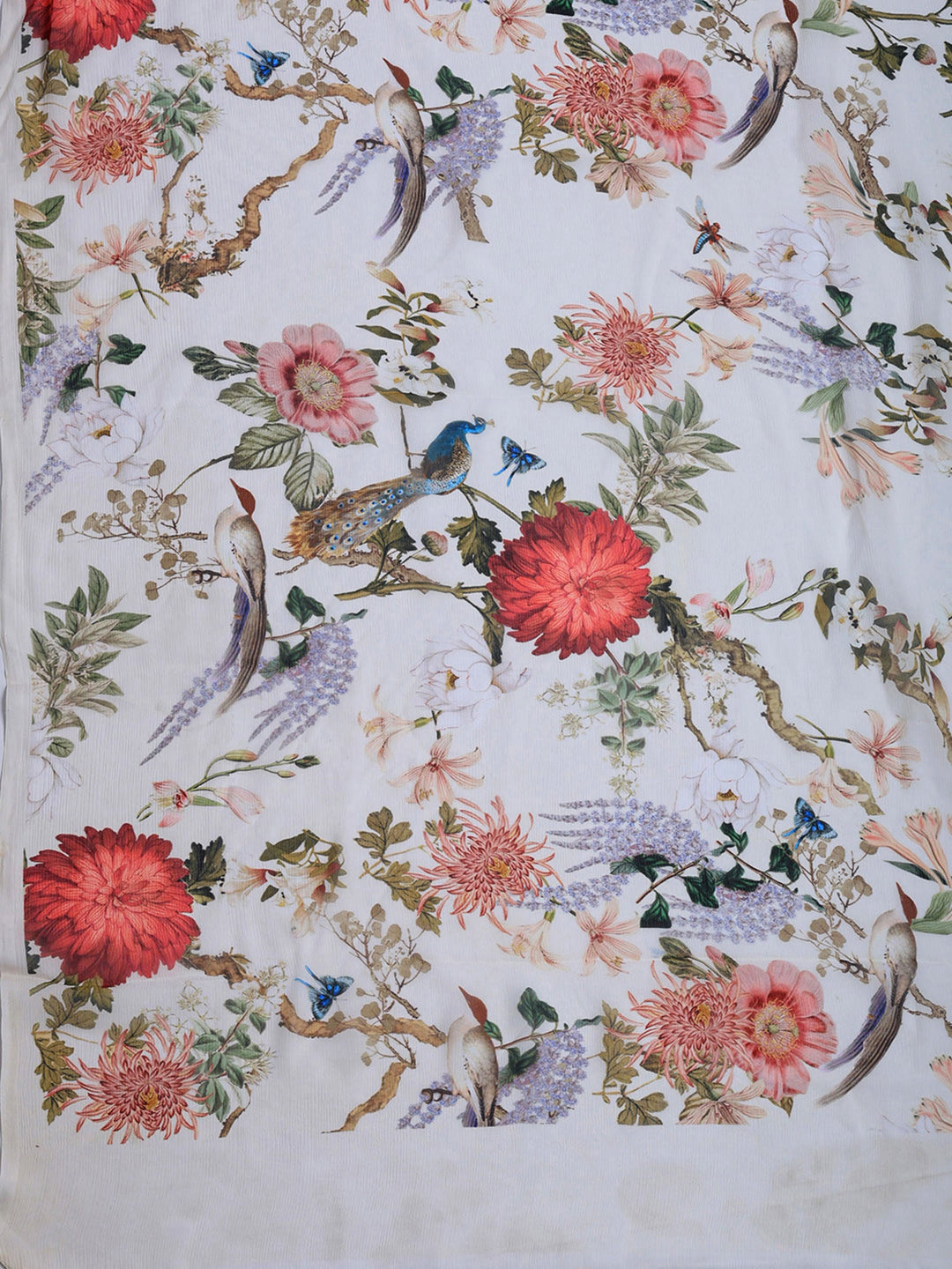 Digital Print Chiffon Saree