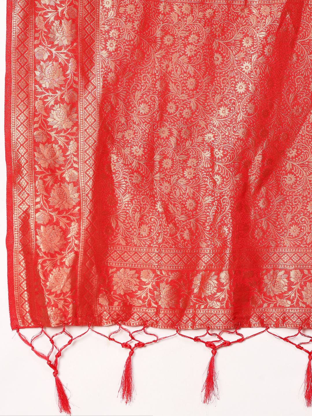 Plain Crepe Saree